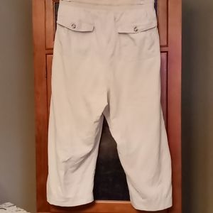 Lane Bryant linen crop pants
